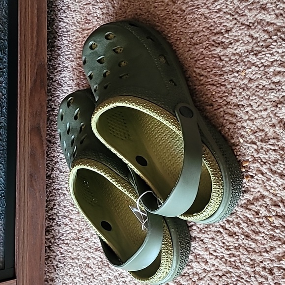 Green clogs men's olive clogs green men's clogs green clogs green men's clogs 10 - Picture 9 of 12